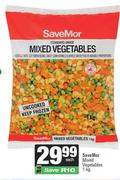 SaveMor Mixed Vegetables-1Kg