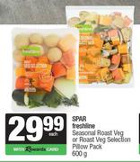 Spar Freshline Seasonal Roast Veg Or Roast Veg Selection Pillow Pack-600g