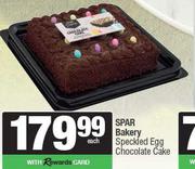 Spar Bakery Speckled Egg Chocolate Cake