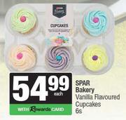 Spar Bakery Vanilla Flavoured Cupcakes-6s