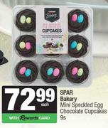 Spar Bakery Mini Speckled Egg Chocolate Cupcakes-9s