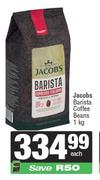 Jacobs Barista Coffee Beans-1Kg