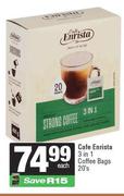 Cafe Enrista 3 In 1 Coffee Bags-20s
