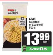 Spar Macaroni Or Spaghetti-500g