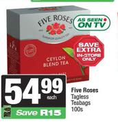 Five Roses Tagless Teabags-100s