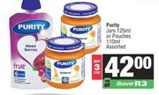 Purity Jars 125ml Or Pouches 110ml Assorted-For 3