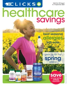 Clicks : Healthcare Savings (20 August - 17 September 2024)