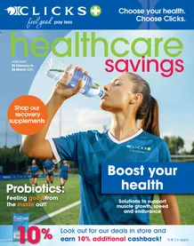 Clicks : Healthcare Savings (25 February - 24 March 2026)