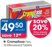 CrampEase Fizzy 10 Effervescent Tablets-Per Pack