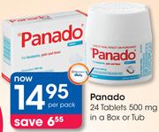 Panado 24 Tablets 500mg In A Box Or Tub-Per Pack