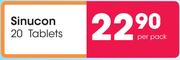 Sinucon 20 Tablets-Per Pack