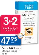 Bausch & Lomb Moisture Drops-15ml Each