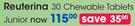 Reuterina 30 Chewable Tablets Junior-Per Pack