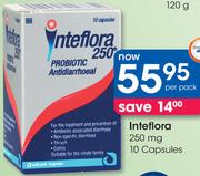 Inteflora 250mg 10 Capsules-Per Pack