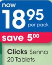 Clicks Senna 20 Tablets-Per Pack