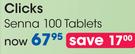 Clicks Senna 100 Tablets-Per Pack