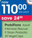 Probiflora Adult Intensive Rescue 9 Strain Probiotic 30 VegeCaps-Per Pack