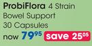 Probiflora 4 Strain Bowel Support 30 Capsules-Per Pack