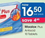Maalox Plus Antacid 10 Tablets-Per Pack