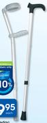 Medac Aluminium Elbow Crutch-Each