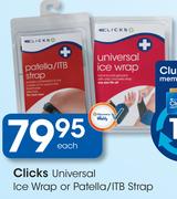 Clicks Universal Ice Wrap Or Patella/ITB Strap-Each
