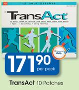 TransAct 10 Patches-Per Pack