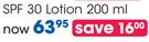 Clicks SunProtect SPF 30 Lotion-200ml