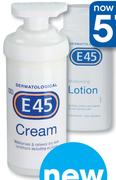 E-45 Cream Pump-500g