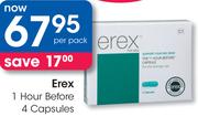 Erex 1 Hour Before 4 Capsules-Per Pack