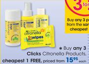 Clicks Citronella Products-Each