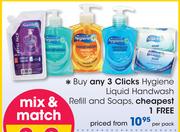 Clicks Hygiene Liquid Handwash Refill And Soaps-Per Pack