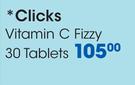 Clicks Vitamin C Fizzy-30 Tablets Per Pack