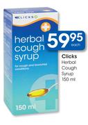Clicks Herbal Cough Syrup-150ml Each