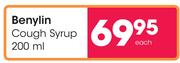 Benylin Cough Syrup-200ml Each