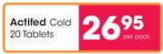 Actifed Cold-20 Tablets