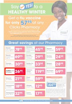 Clicks : Healthy Winter Savings (15 Apr - 11 May 2014), page 3