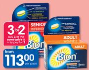 Bion Probiotics Multivtiamin Adult Senior-30 Tablets