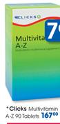 Clicks Multivitamin A-Z-90 Tablets