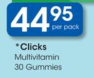 Clicks Multivitamin-30 Gummies