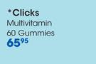 Clicks Multivitamin-60 Gummies