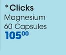 Clicks Magnesium-60 Capsules