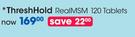 Thresh Hold Real MSM-120 Tablets