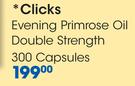 Clicks Evening Primrose Oil Double Strength-300 Capsules