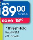 Thresh Hold Real MSM-60 Tablets