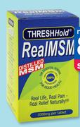 Thresh Hold Real MSM-120 Tablets