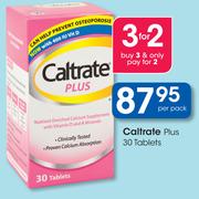 Caltrate Plus-30 Tablets