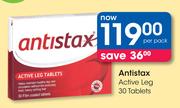 Antistax Active Leg-30 Tablets