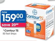 Contour TS 50 Test Strips-Per Pack