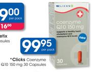 Clicks Coenzyme Q10 150mg 30 Capsules-Per Pack
