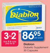 Diabion Diabetic Supplement 30 Capsules-Per Pack